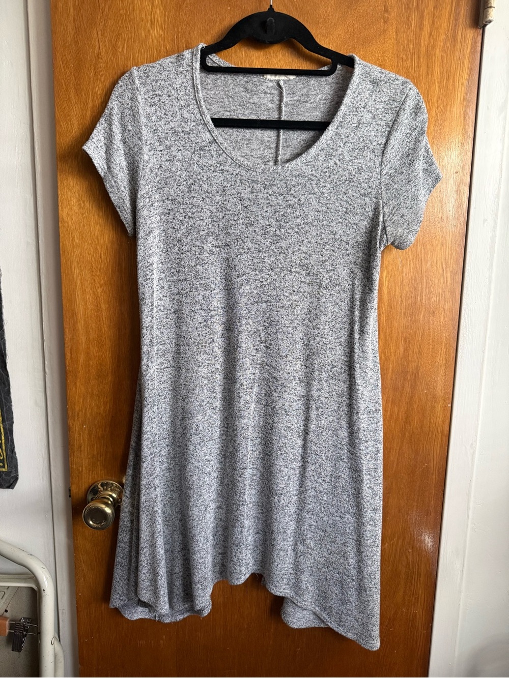 Heather Gray Mini Dress